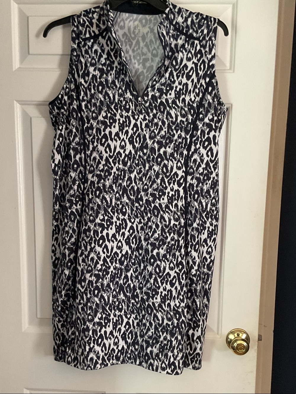 Tail Navy & White Animal Print Golf/Tennis Dress